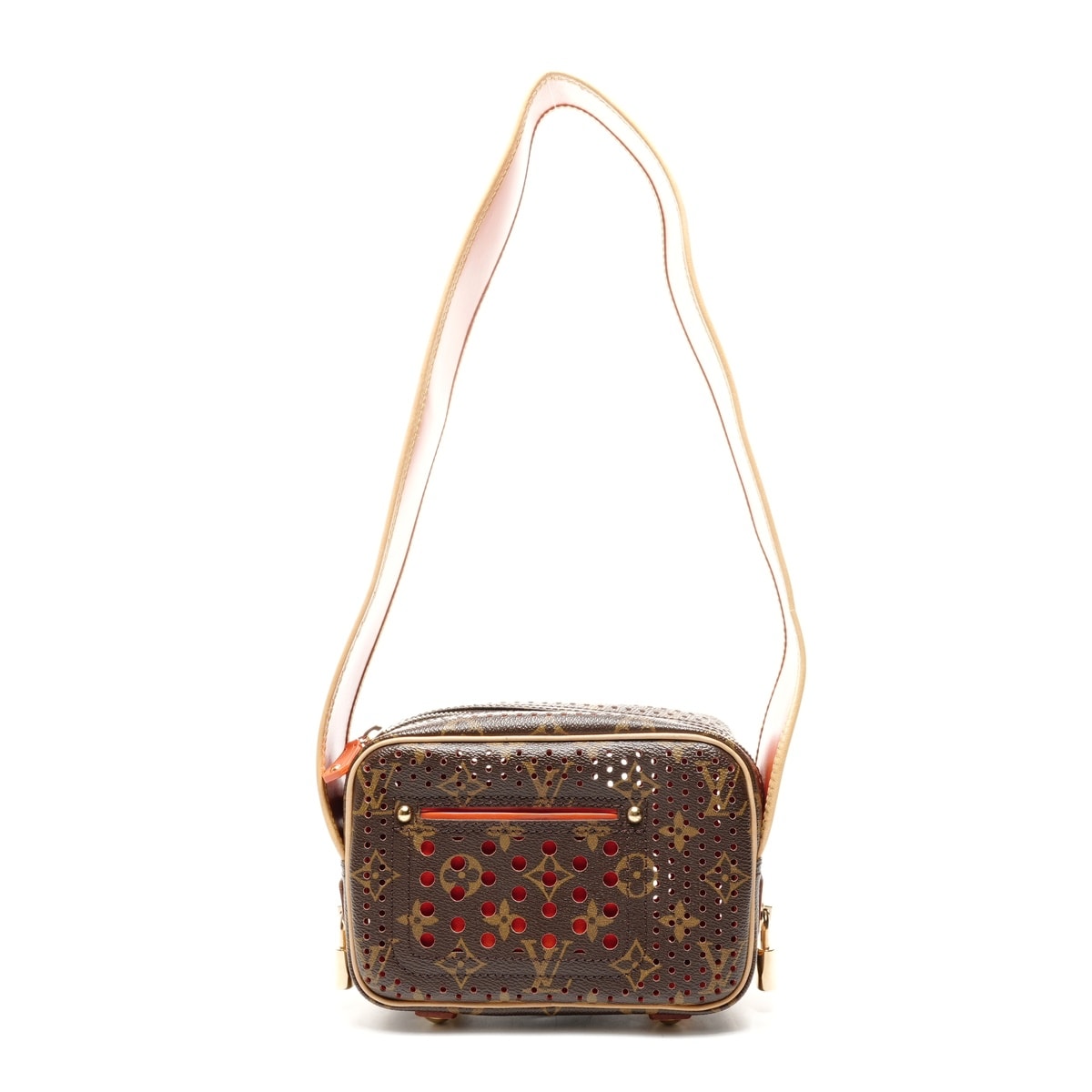 ヴィトン LV 2006年製 モノグラム ペルフォ ミニ トロカデロ ショルダーバッグ【中古】