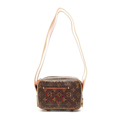 ヴィトン LV 2006年製 モノグラム ペルフォ ミニ トロカデロ ショルダーバッグ【中古】