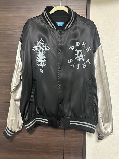 Saint Mxxxxxx x Born x Raised 24SS Born Saint Blouson "Black Gray"