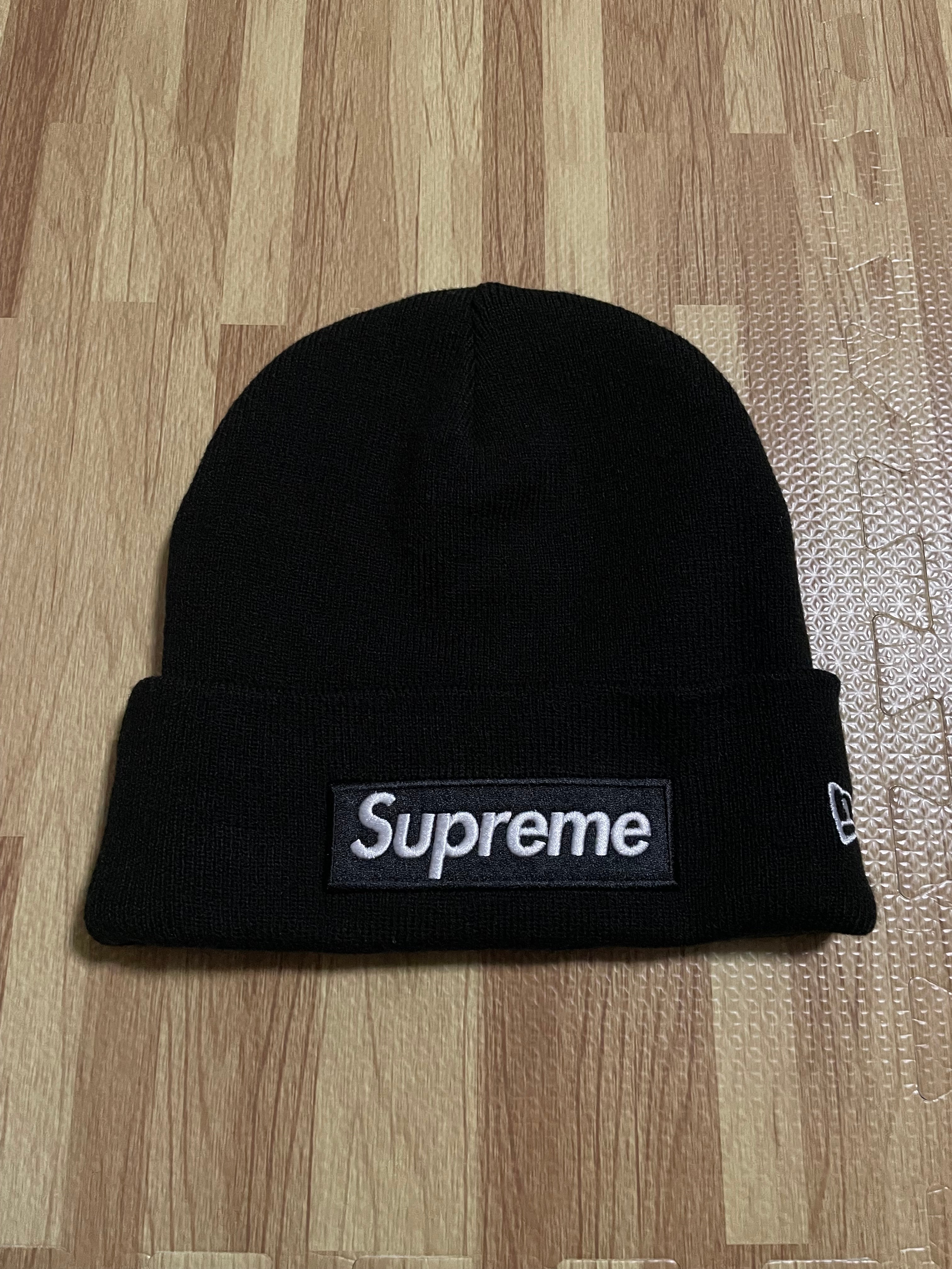 Supreme x New Era Box Logo Beanie (25FW) "Black"
