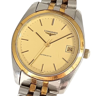 LONGINES ロンジン L7.632.3 デイト 自動巻き メンズ 腕時計 C1104