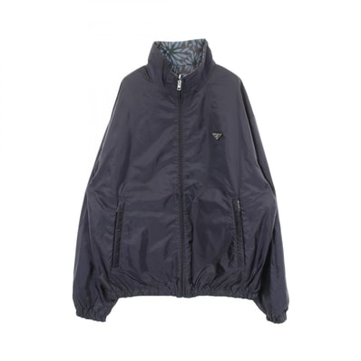 プラダ PRADA Re-Nylon リバーシブル 衣料品 アウター ナイロン メンズ ネイビー系 / ブルー系 SGD131 【中古】