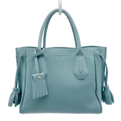 Longchamp ロンシャン Penelope ペネロペ タッセル ハンドバッグ
トート レザー ブルー レディース
【中古】