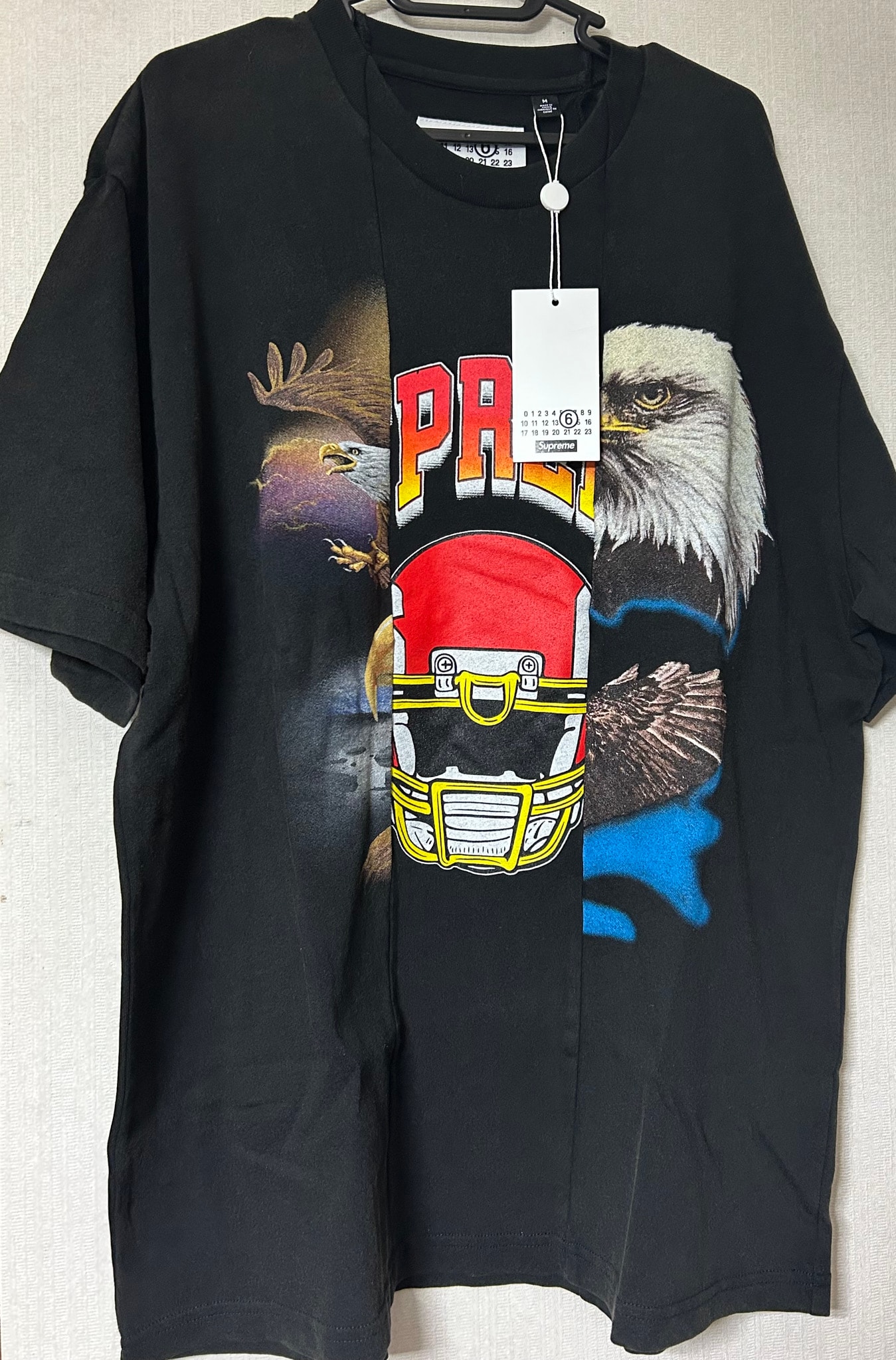 Supreme x MM6 Maison Margiela Split S/S Top "Black"