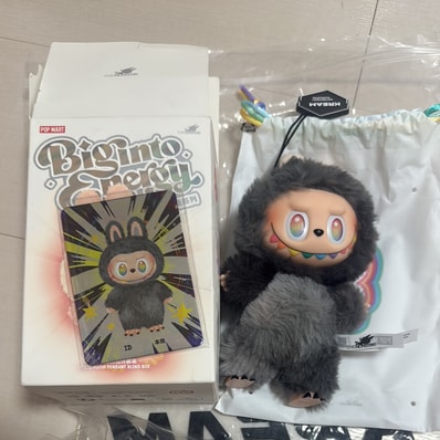 POP MART THE MONSTERS (LABUBU) Big into Energy Series Plush Pendant ID (Secret)