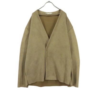 ZARA ザラ 長袖 Vネック ジャケット L ベージュ系