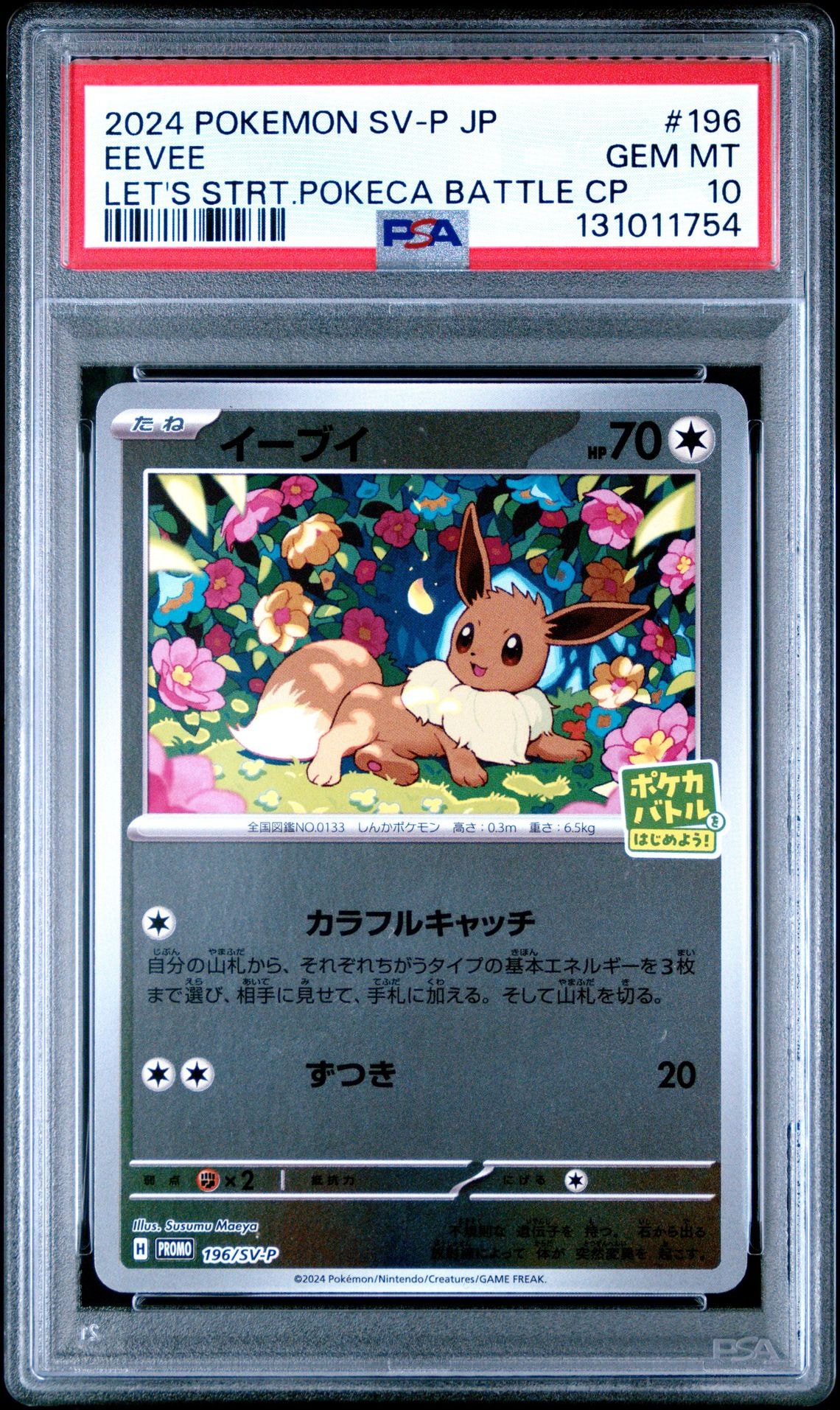 イーブイ P [SV-P-SM 196](プロモカードパック「ポケカバトルをはじめよう!キャンペーン」)
