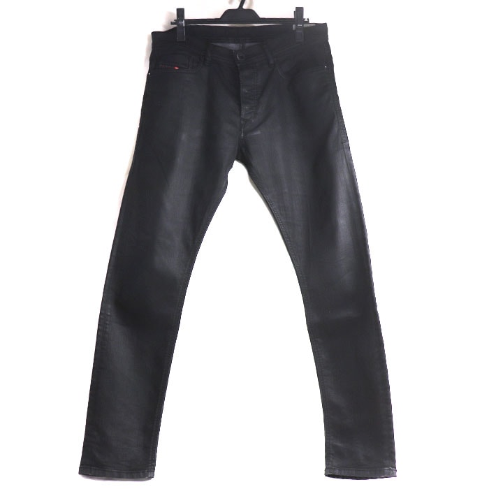 DIESEL ディーゼル TEPPHAR デニムパンツ ブラック メンズ【中古】