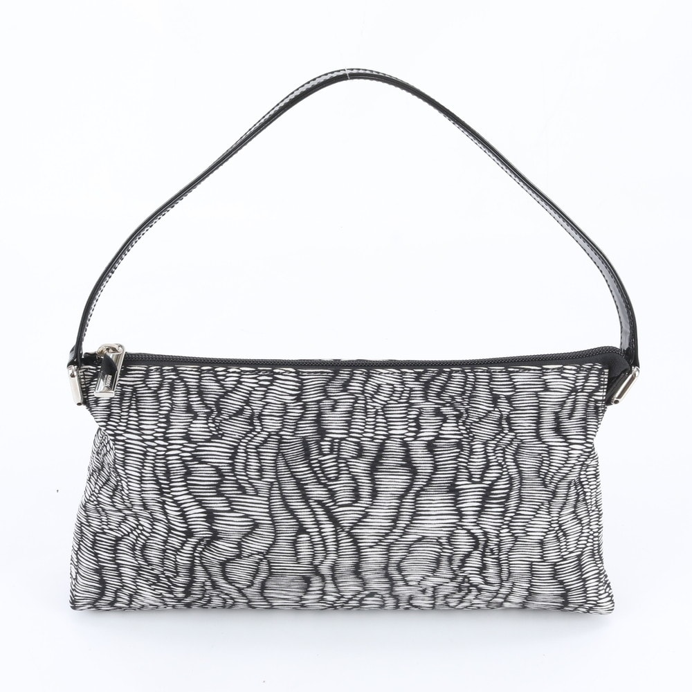 ■美品 アルマーニコレッツォーニ ショルダーバッグ レザー×キャンバス