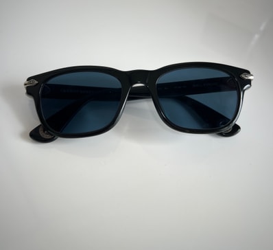 CHROME HEARTS (クロムハーツ) WELL STRUNGCHプラステンプルウェリントン サングラスブラック