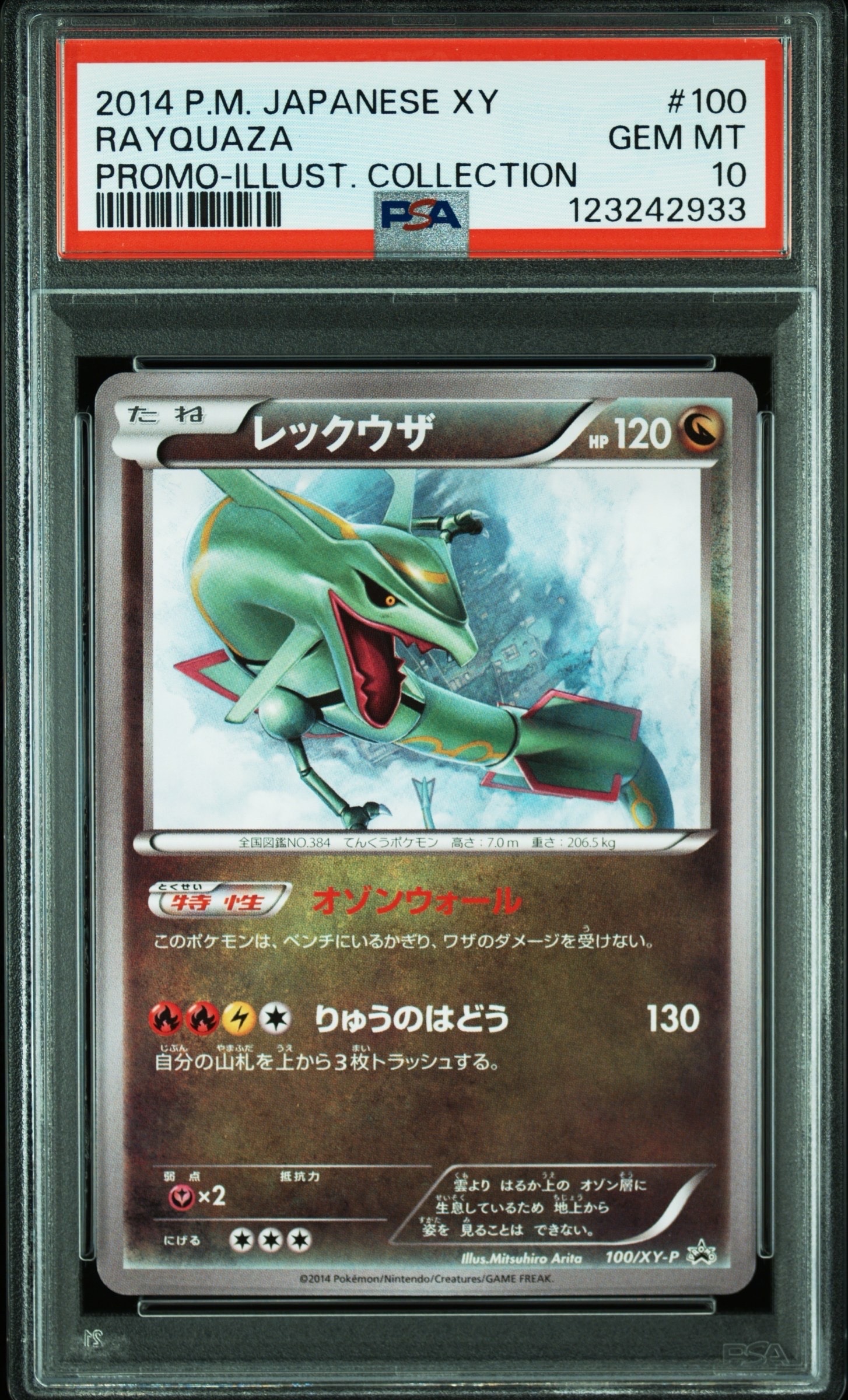 レックウザ イラストコレクション: プロモ[XY-P 100/XY-P](プロモーションカード「XY-P」)