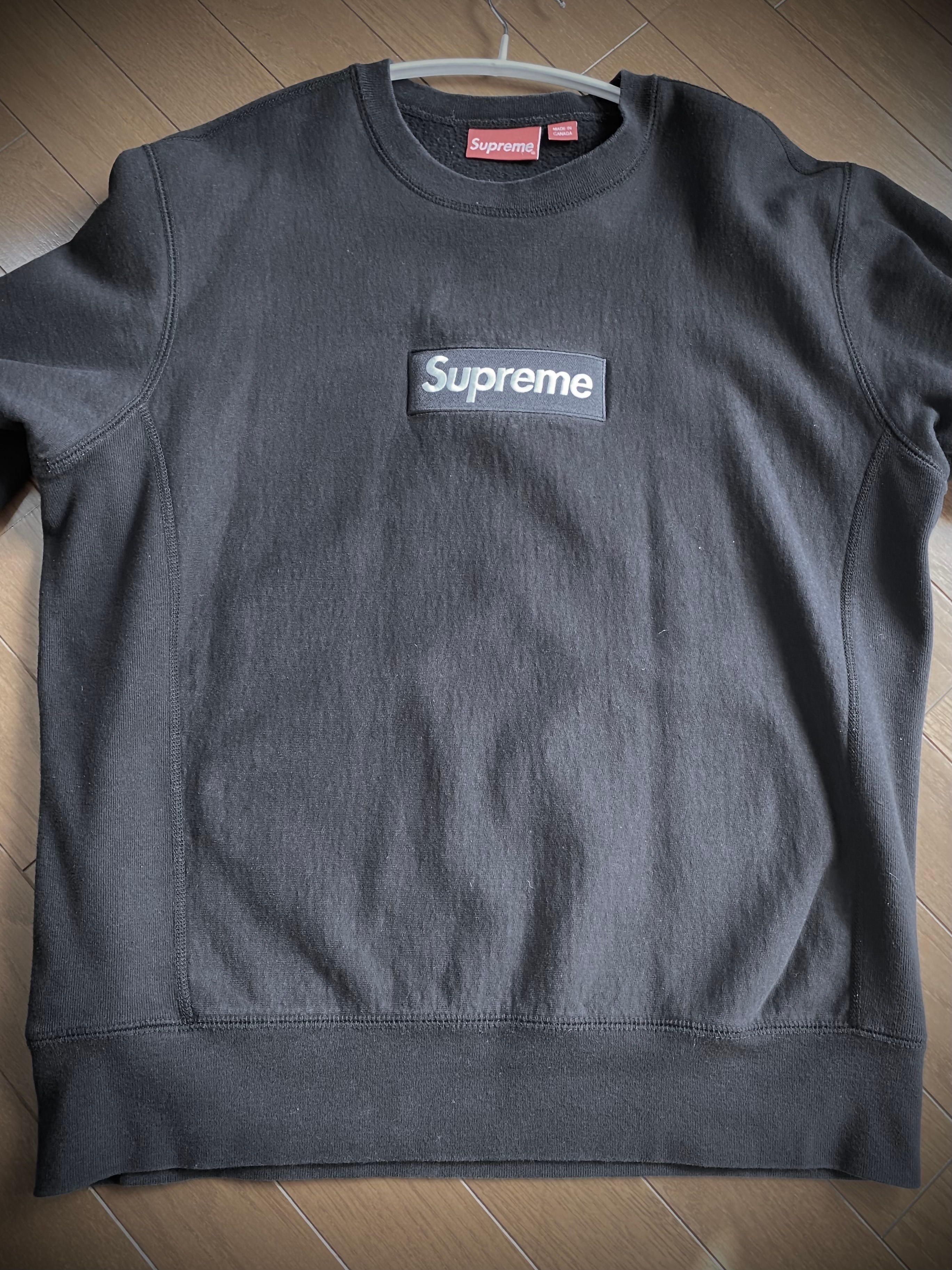 Supreme Box Logo Crewneck Sweatshirt "Black" (18FW)