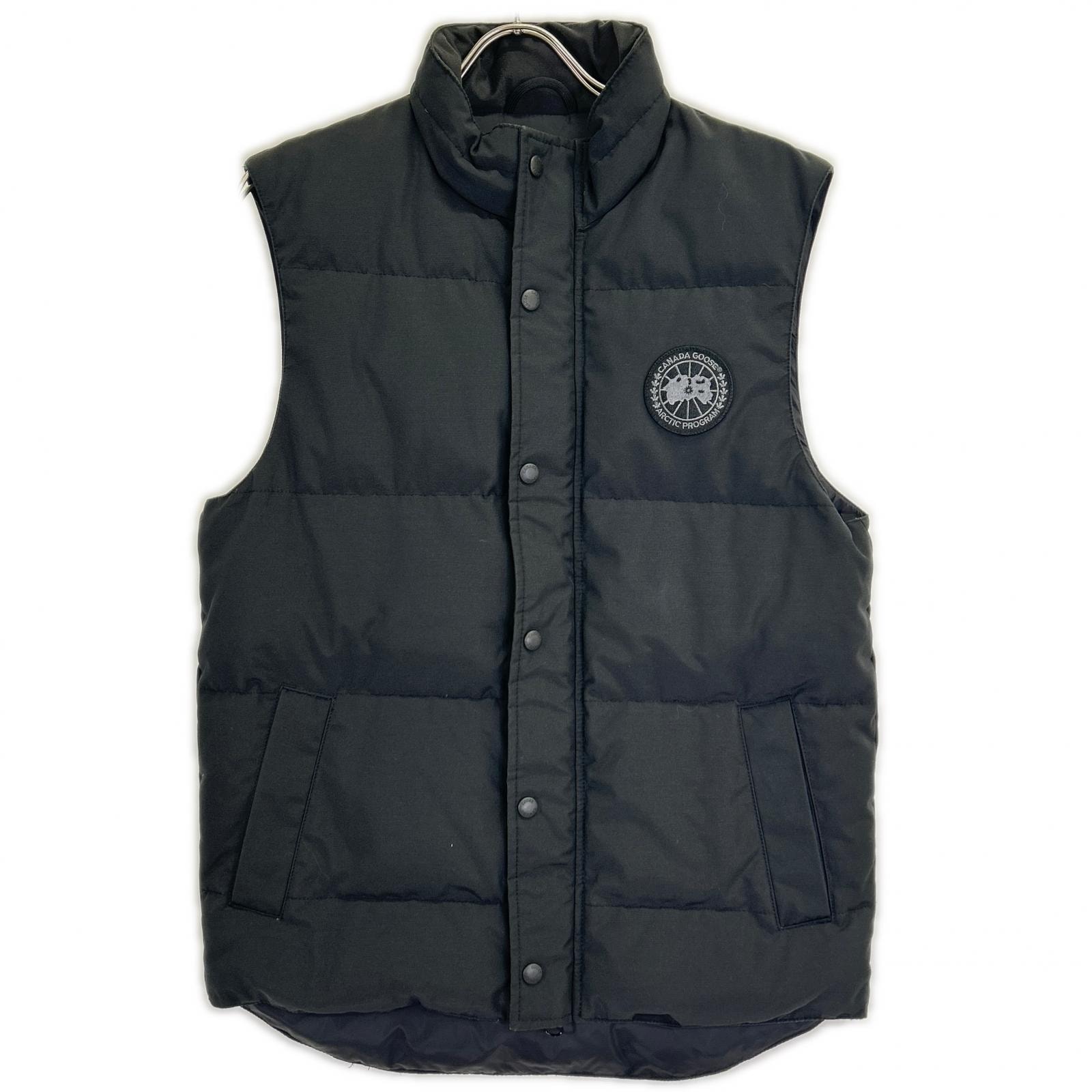 カナダグース 【BLACK DISC】4151MB ブラック Garson Vest Black Label S