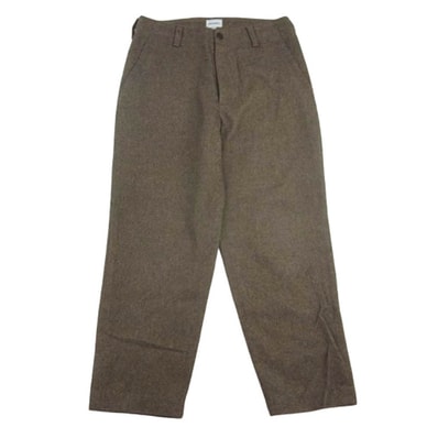 DESCENDANT ディセンダント パンツ ツイード テーパード パンツ ブラウン系 1【中古】
