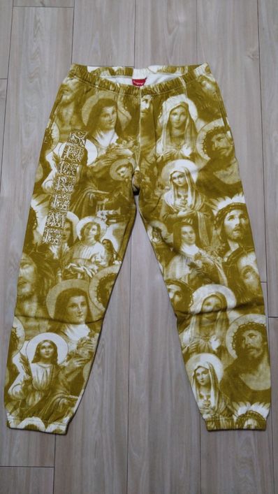 Supreme Jesus and Mary Sweatpant "Yellow"