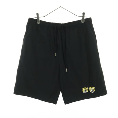 美品 graniph グラニフ ワッペン ショートパンツ XL ブラック トラ