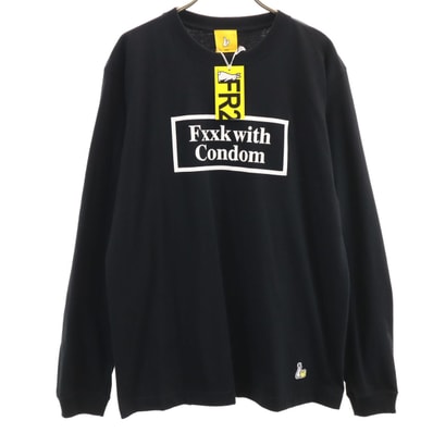 美品 FR2 エフアールツー 長袖 Tシャツ M ブラック ロンT