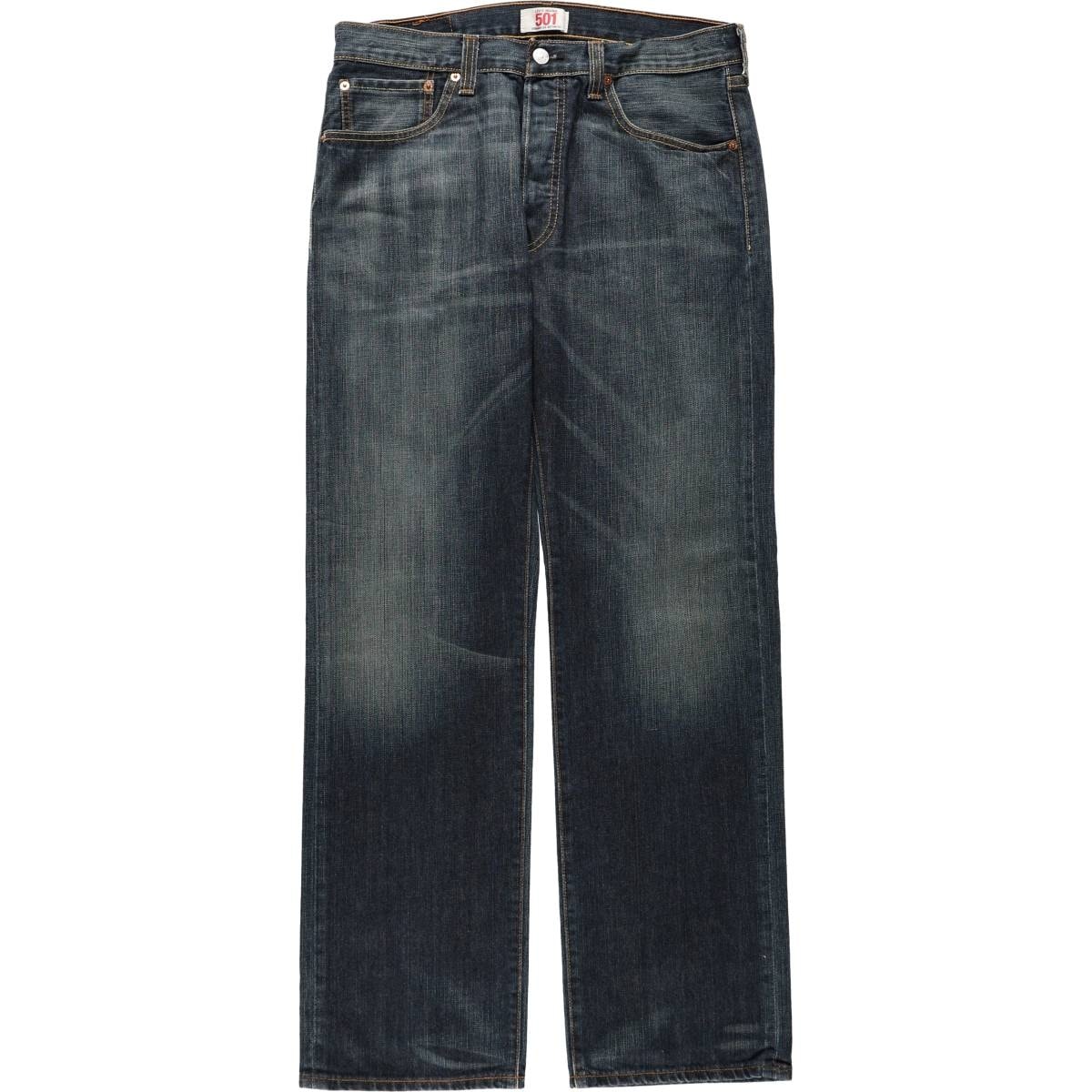 古着 リーバイス Levi's リーバイス501 STRAIGHT LEG BUTTON-FLY ユーロモデル ストレートデニムパンツ メンズw34相当/eaa668253