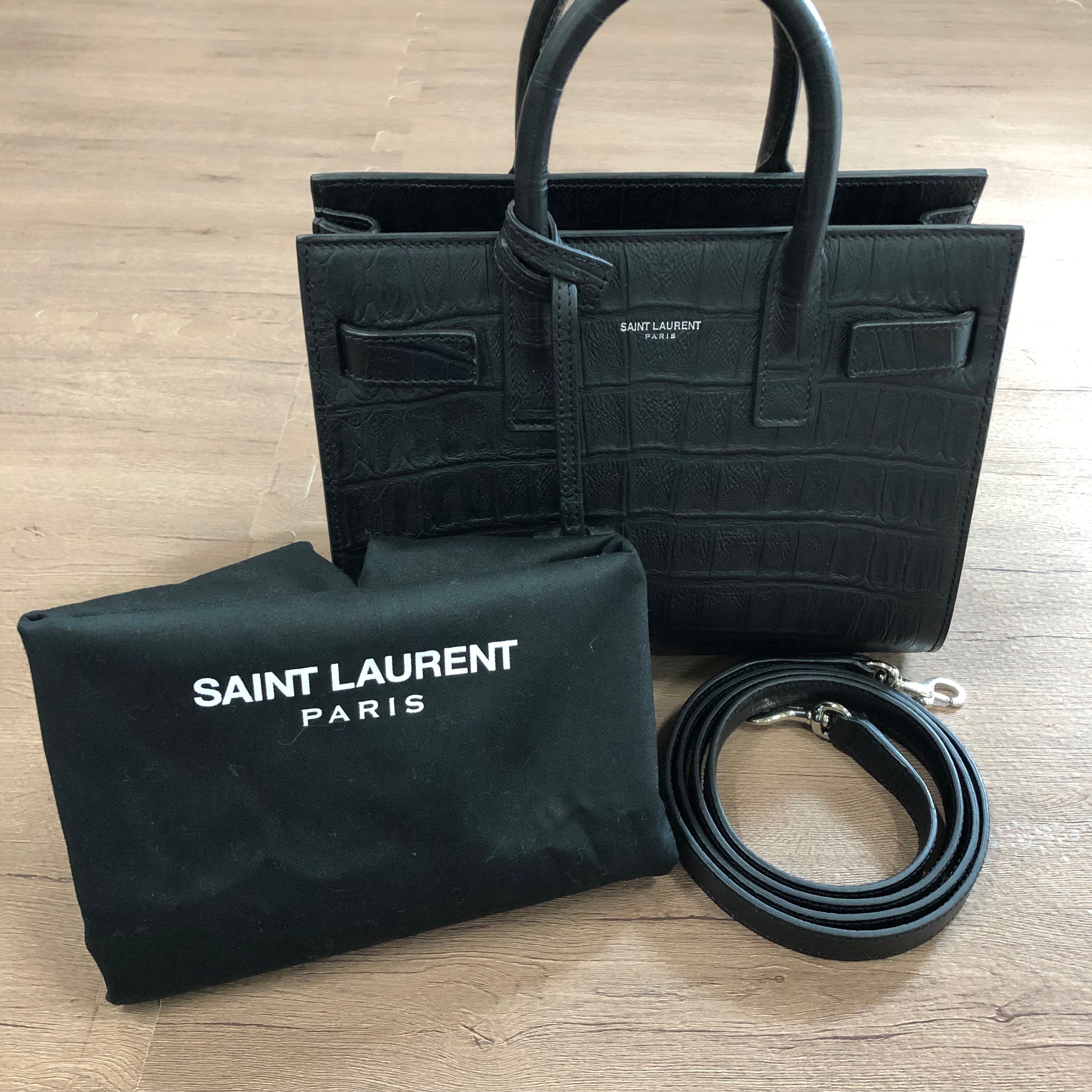 Saint Laurent Sac De Jules Handle Bag "Black"