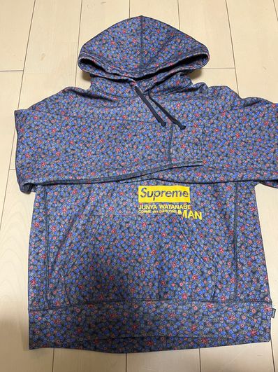 Supreme / JUNYA WATANABE COMME des GARCONS MAN Hooded Sweatshirt "Black Flowers"