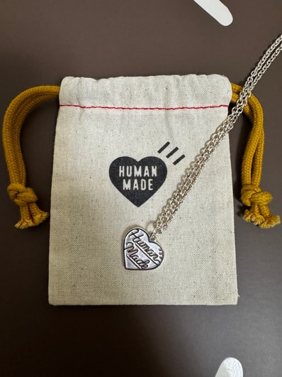 HUMAN MADE Heart Silver Necklace "Silver"