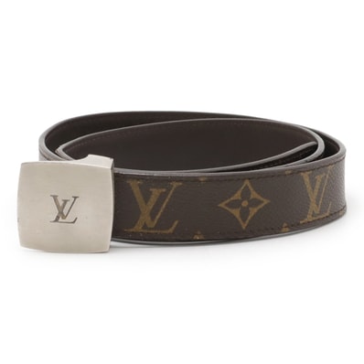 ルイ・ヴィトンサンチュール LV カット モノグラム M6888V ベルト