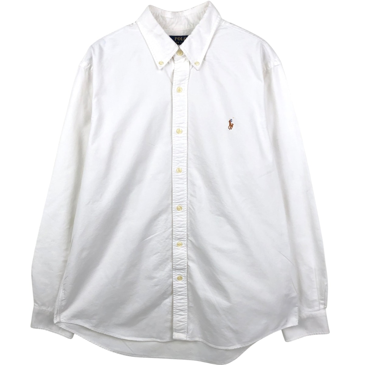 古着 ラルフローレン Ralph Lauren POLO RALPH LAUREN CUSTOM FIT 長袖 ボタンダウンシャツ メンズXL相当/eaa661000