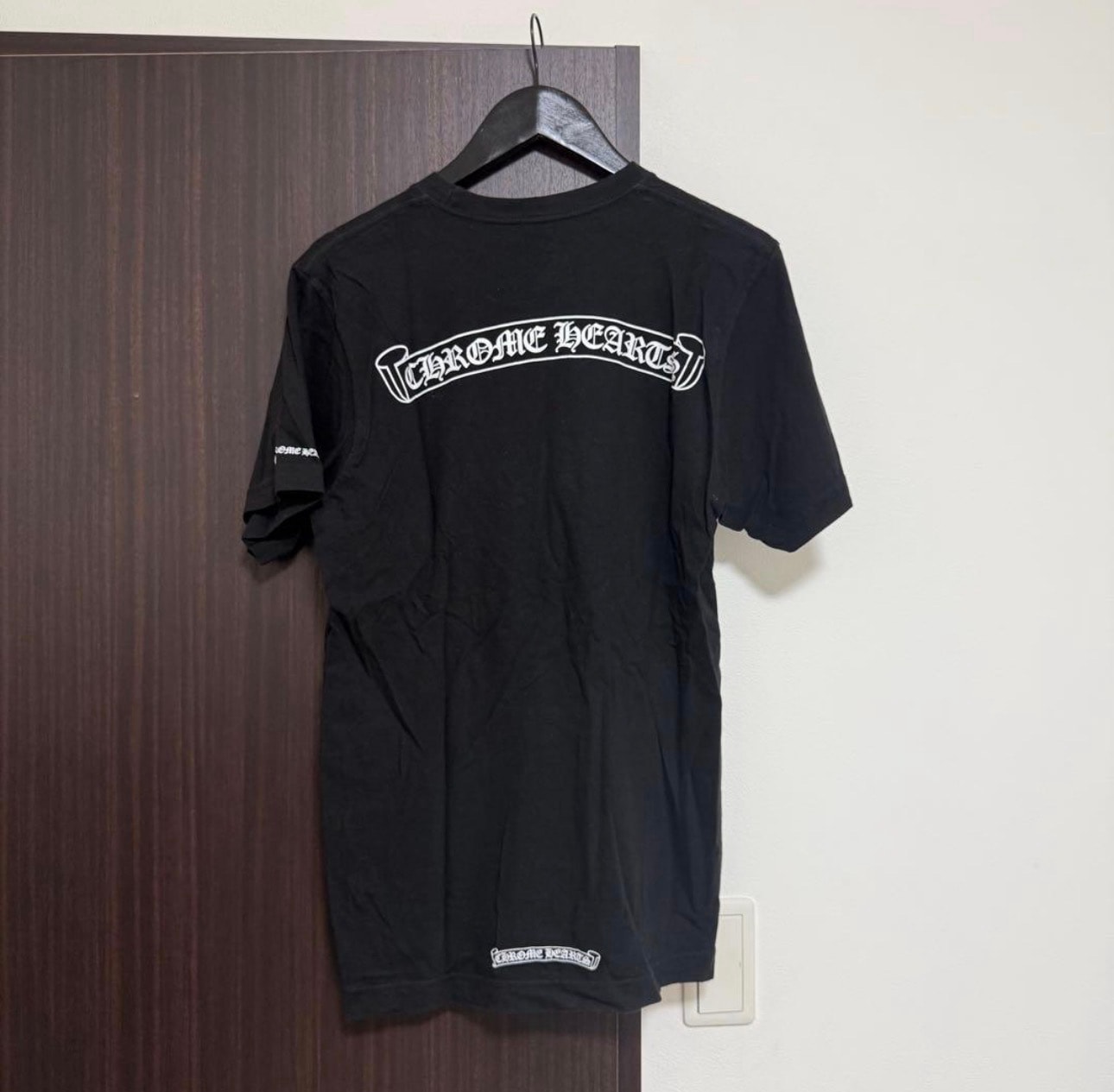 Chrome Hearts Scroll Label Print T-Shirt "Black"