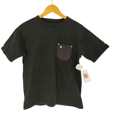 00S LEATHER POCKET T-SHIRT レザーポケットTシャツ Y2K【1143050029467】