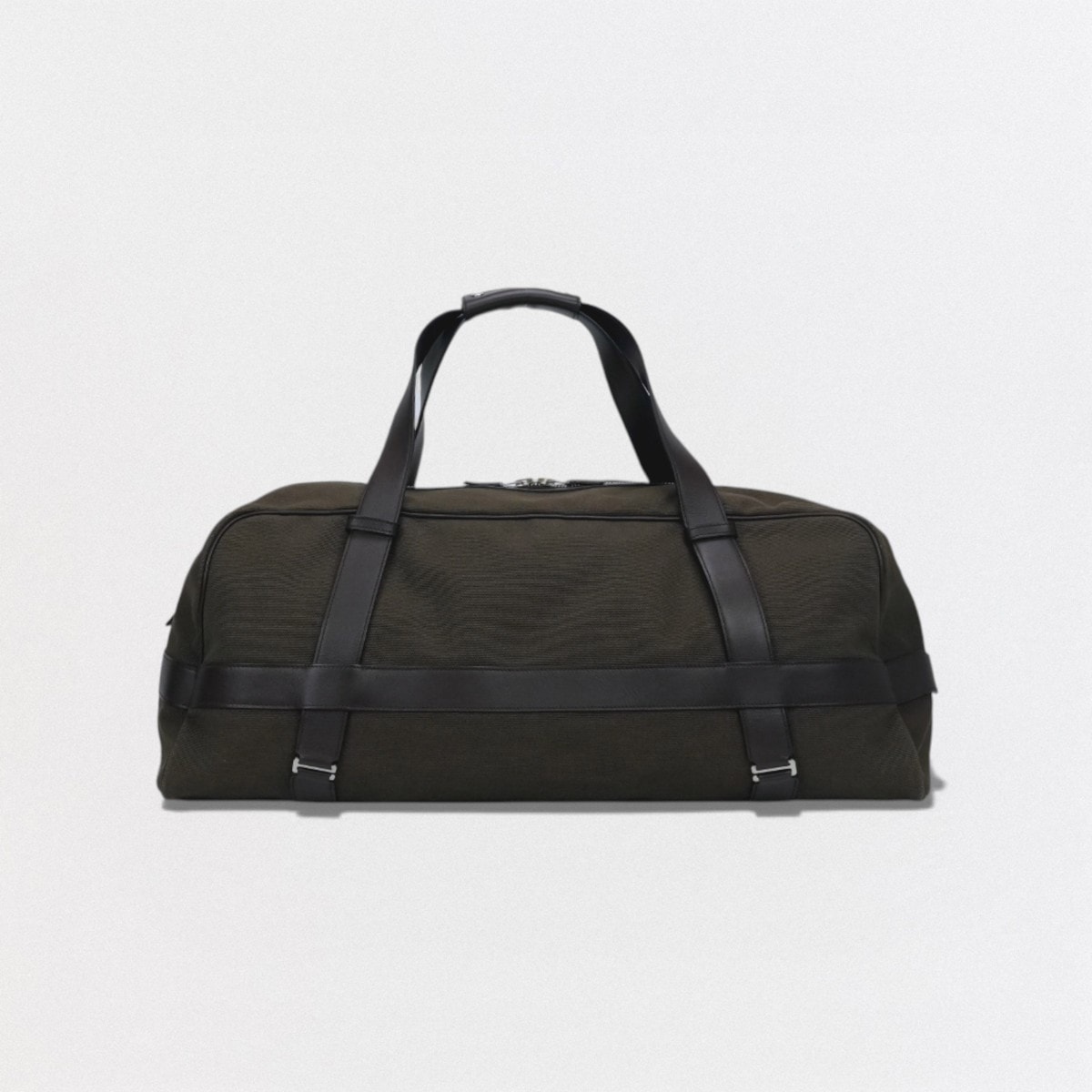 エルメス HERMES アリオン60 アリオン 60 バッグ ボストンバッグ トワルアッシュ レザー ブラウン brown カーキ khaki 緑 シルバー金具 旅行バッグ トラベルバッグハンドバッグ 2way ショルダー