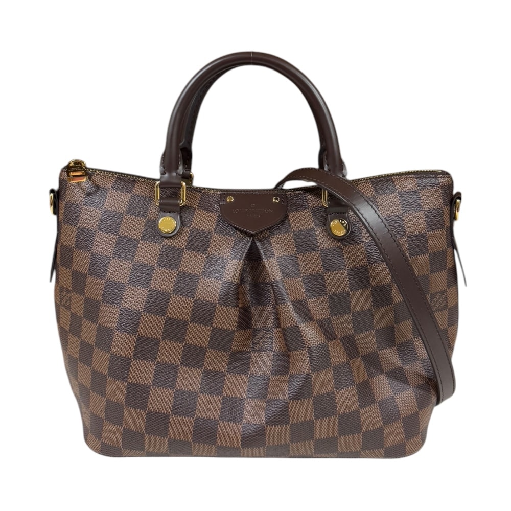 ルイヴィトン シエナPM ダミエ ショルダーバッグ ダミエキャンバス N41545 ブラウン レディース LOUIS VUITTON  中古