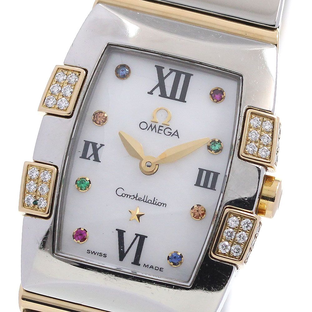 オメガ コンステレーションミニ クアドレラ レディース 【中古】
