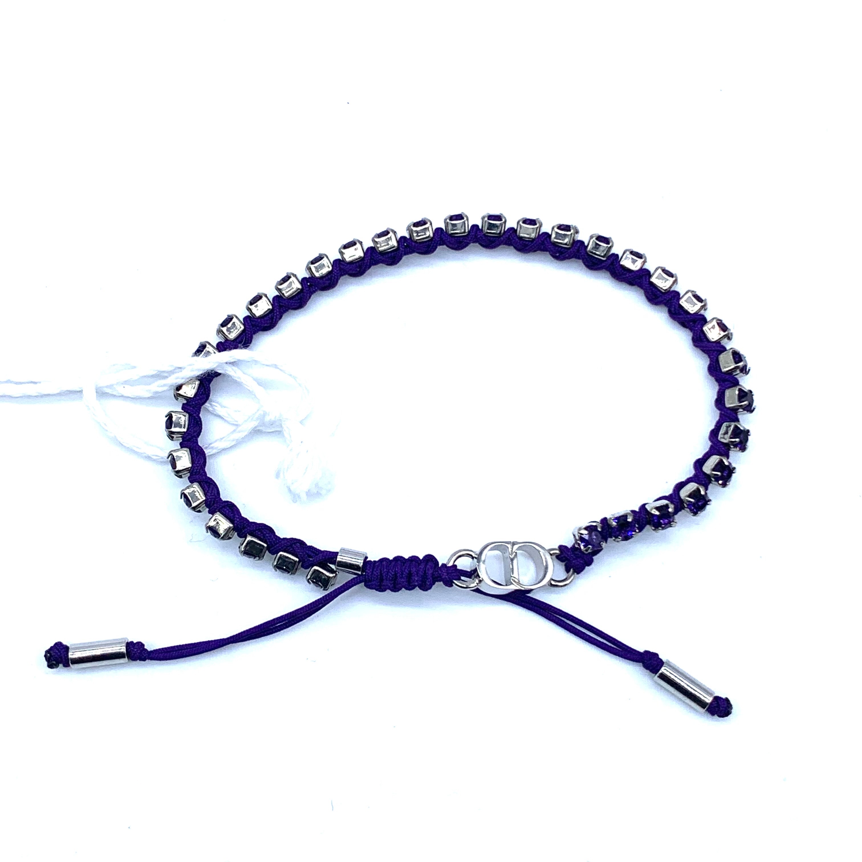 Christian Dior CD アイコン ロープ ブレスレット