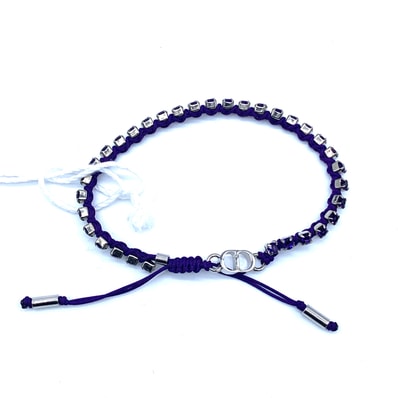 Christian Dior CD アイコン ロープ ブレスレット