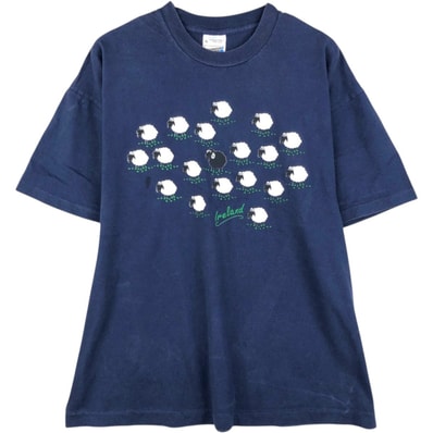 古着 フルーツオブザルーム FRUIT OF THE LOOM SCREEN STARS 羊柄 プリントTシャツ メンズXL相当 ヴィンテージ/eaa626391