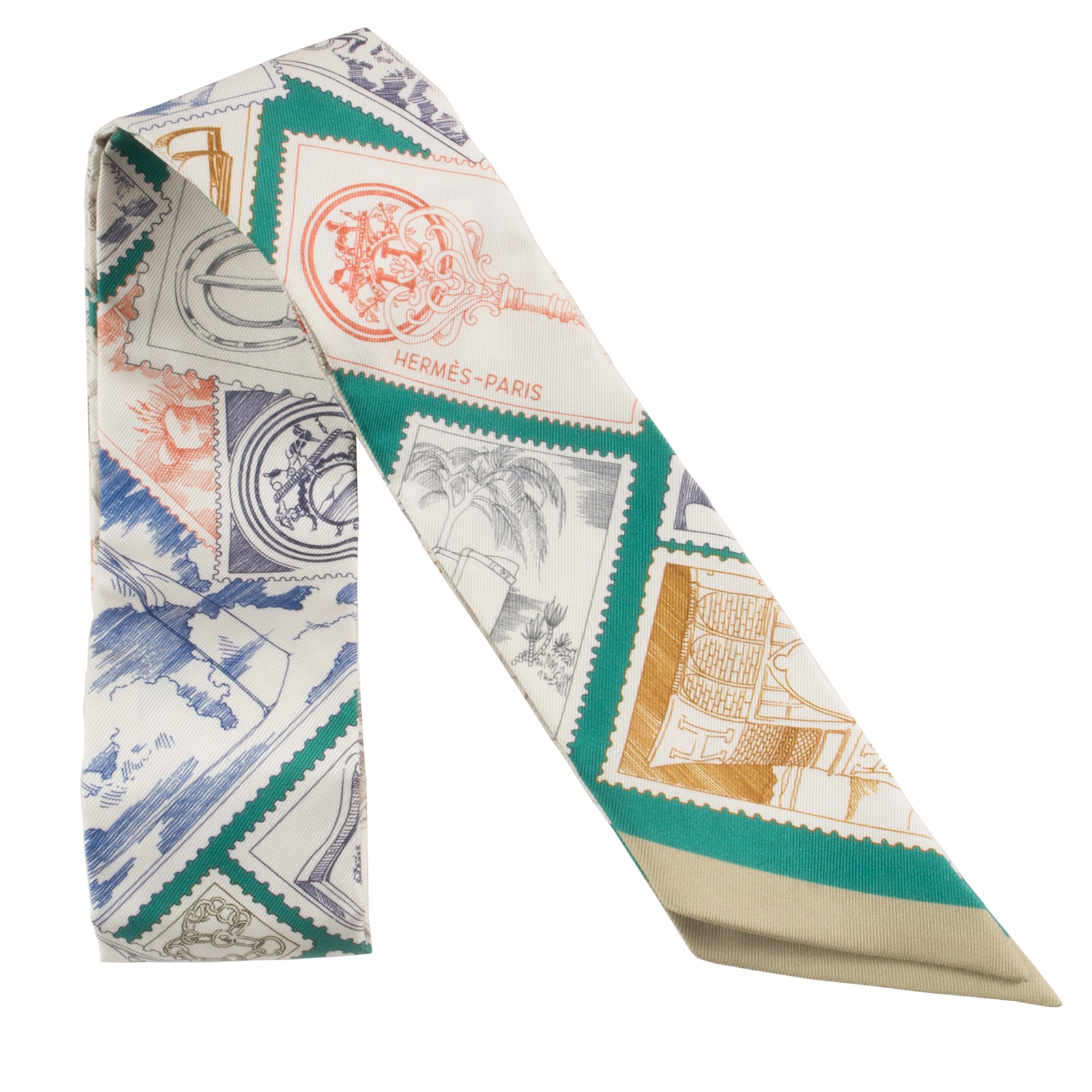 エルメス】本物 HERMES カレ90 金蓮花 Les Capucines 大判スカーフ 