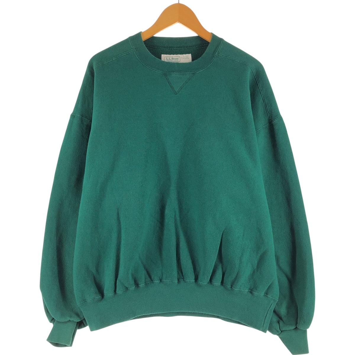 古着 90年代 エルエルビーン L.L.Bean Russell ラッセル ダブルネーム 無地 ブランクスウェットシャツ トレーナー USA製 メンズXXL相当 ヴィンテージ/eaa532325