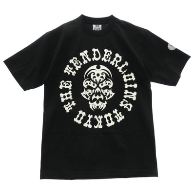 TENDERLOIN テンダーロイン TEE BS ボルネオスカル プリント PRO CLUB プロクラブ 半袖 Tシャツ ブラック系 M【極上美品】【中古】