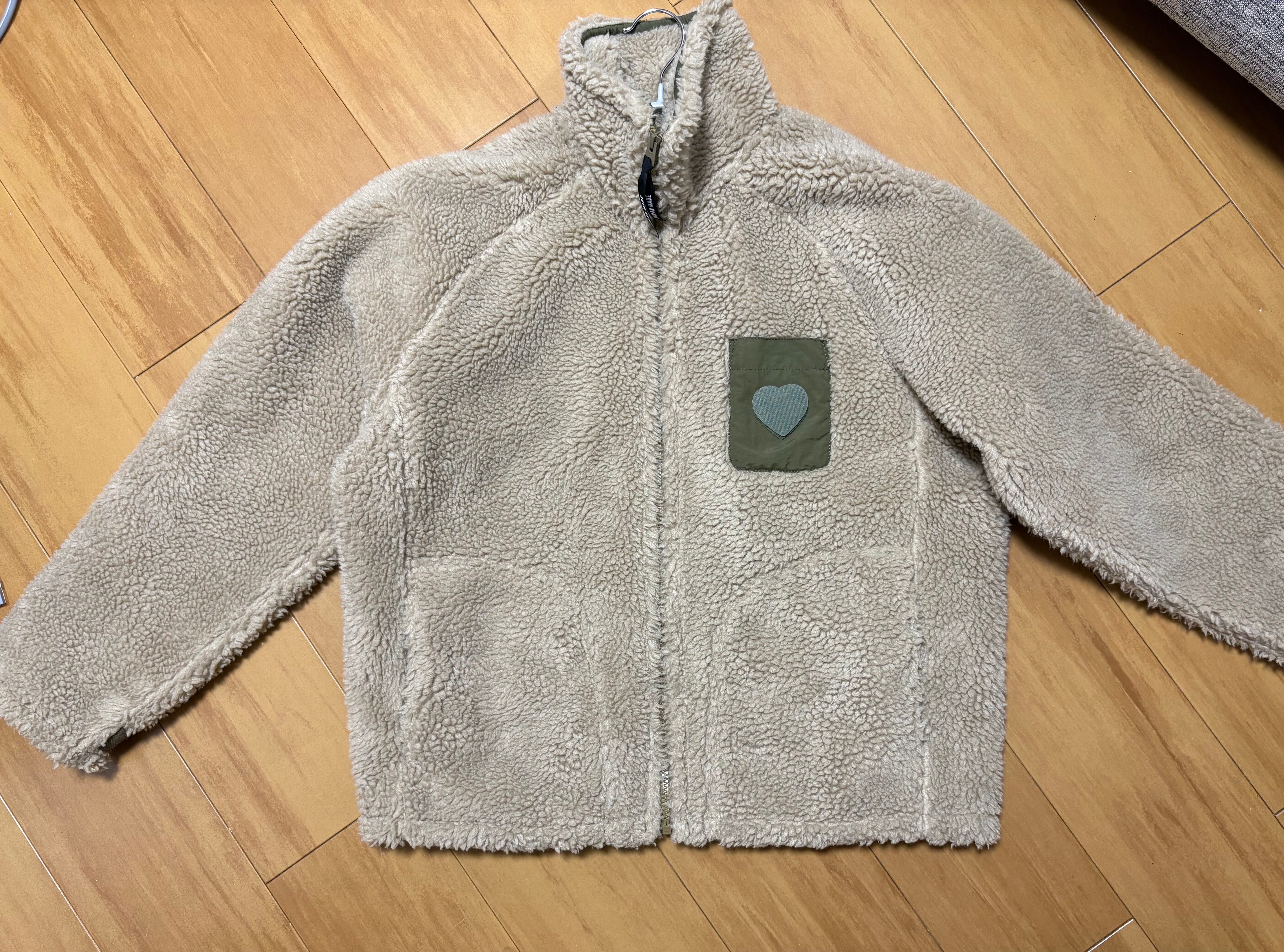 ヒューマンメイド フリースジャケット "ベージュ"