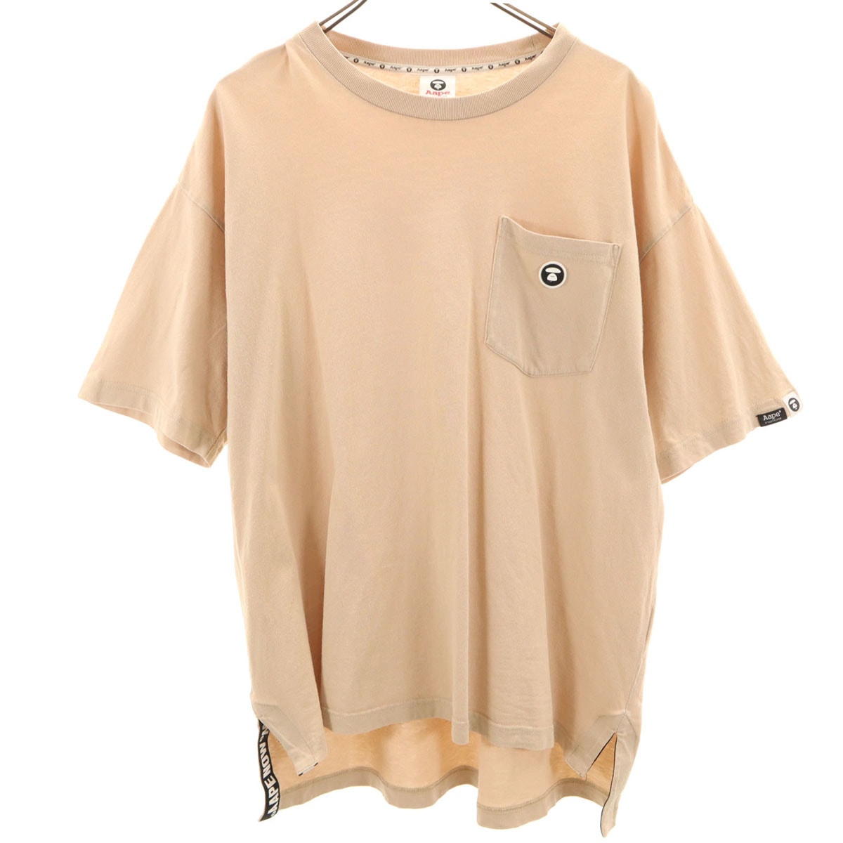 AAPE エーエイプ 半袖 Tシャツ L ベージュ アベイシングエイプ