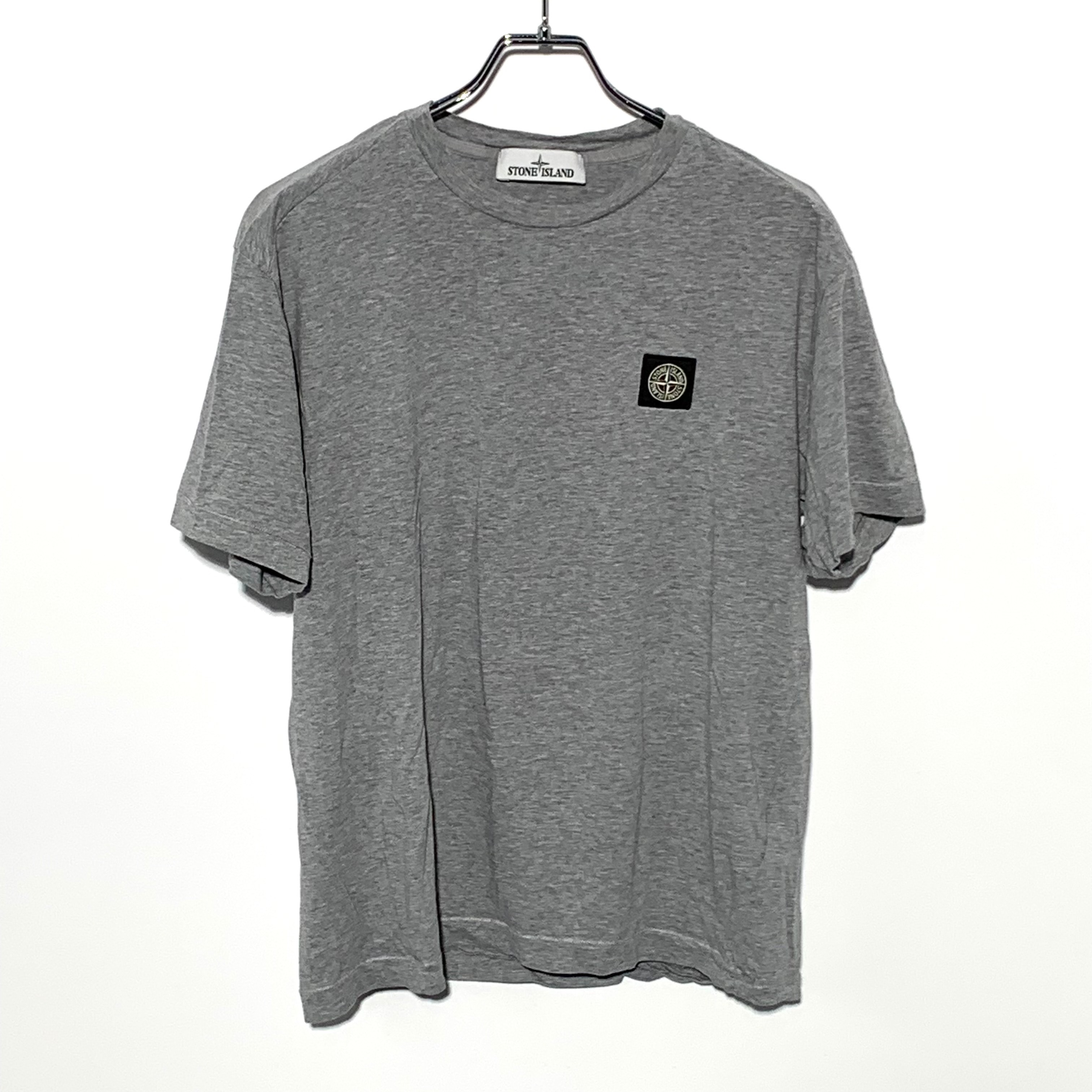 Stone Island 214Q3 Garment Dyed Cotton Jersey Short Sleeve T-Shirt - 22SS "Melange Grey"