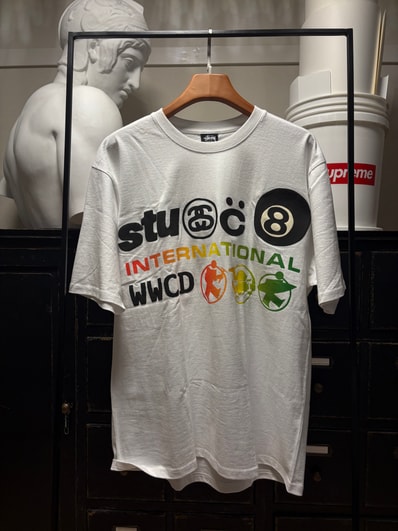 Stussy CPFM INTERNATIONAL TEE "White"