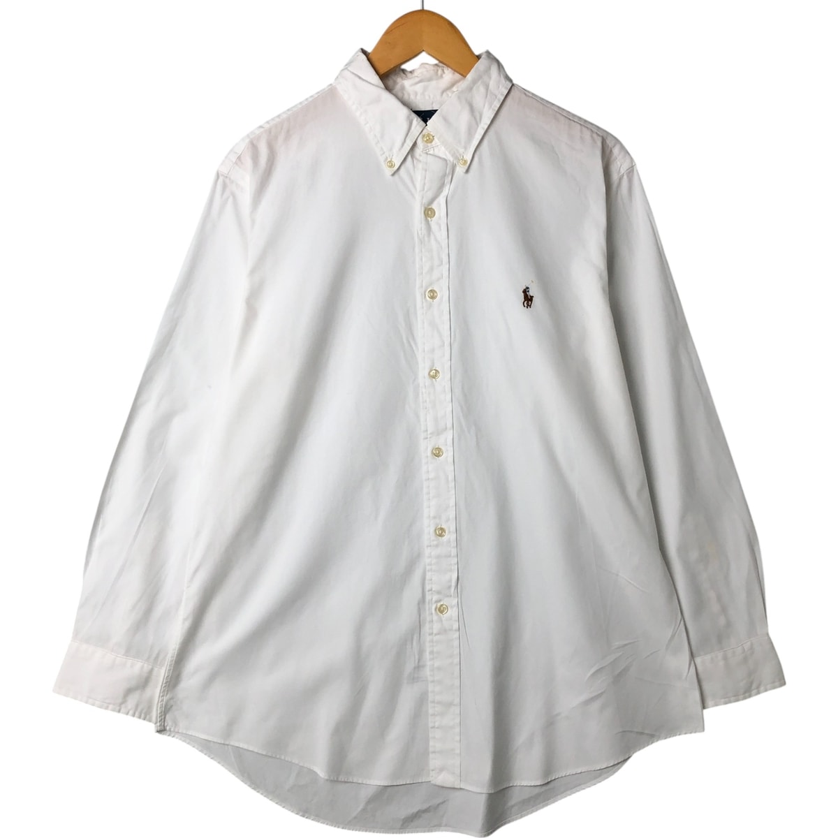 古着 ラルフローレン Ralph Lauren CUSTOM FIT 長袖 ボタンダウンシャツ メンズL相当/eaa548339