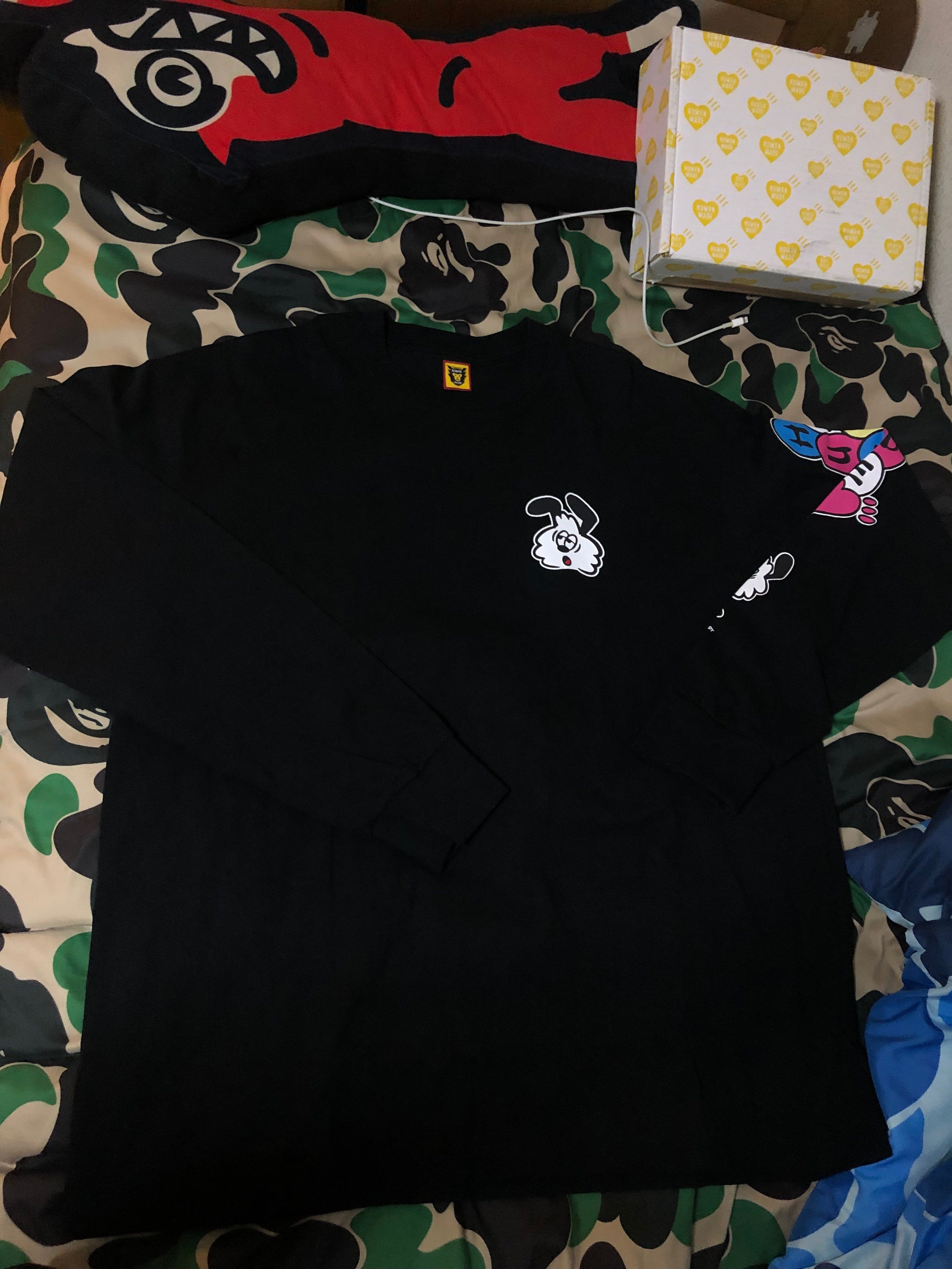 HUMAN MADE VICK LONG SLEEVE T-SHIRT "Black"