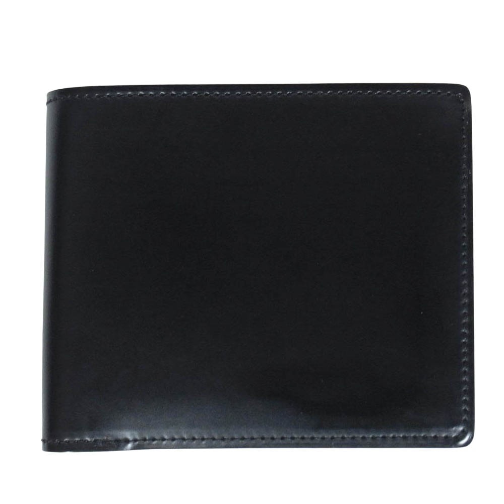 Paul Smith ポール・スミス コードバン 二つ折り レザー 財布 ブラック系 F【美品】【中古】