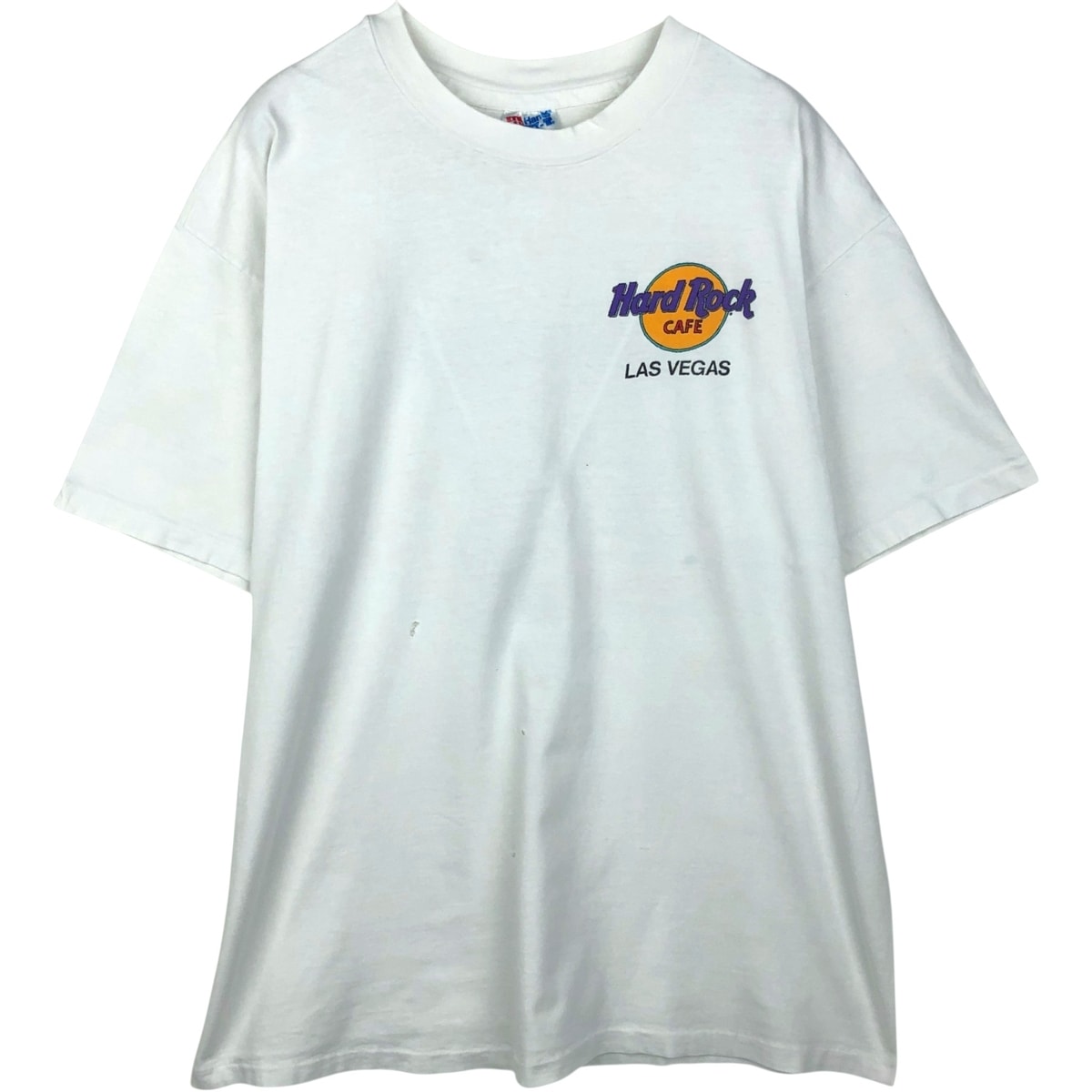 古着 90年代 ヘインズ Hanes HARD ROCK CAFE ハードロックカフェ アドバタイジングTシャツ USA製 メンズXL相当 ヴィンテージ/eaa640854