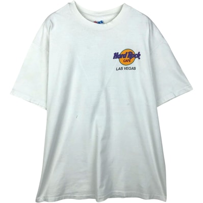 古着 90年代 ヘインズ Hanes HARD ROCK CAFE ハードロックカフェ アドバタイジングTシャツ USA製 メンズXL相当 ヴィンテージ/eaa640854