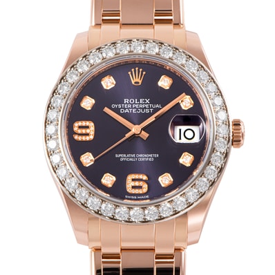 ROLEX ロレックス パールマスター 86285 オーベルジーヌ K18RG【中古】
