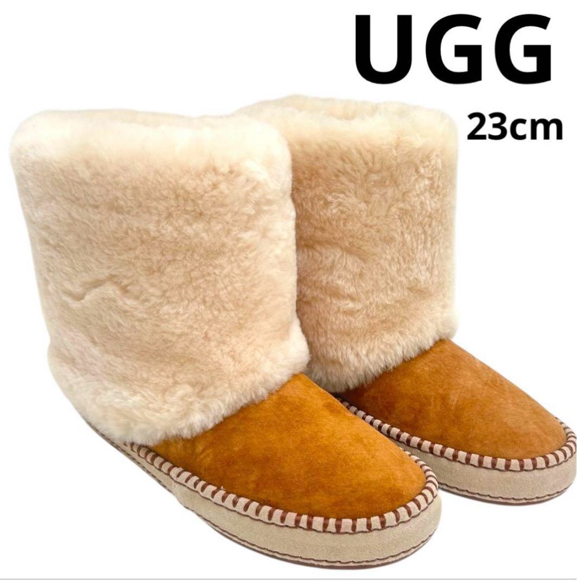 【即日発送】UGG ファーブーツ ムートン　23cm