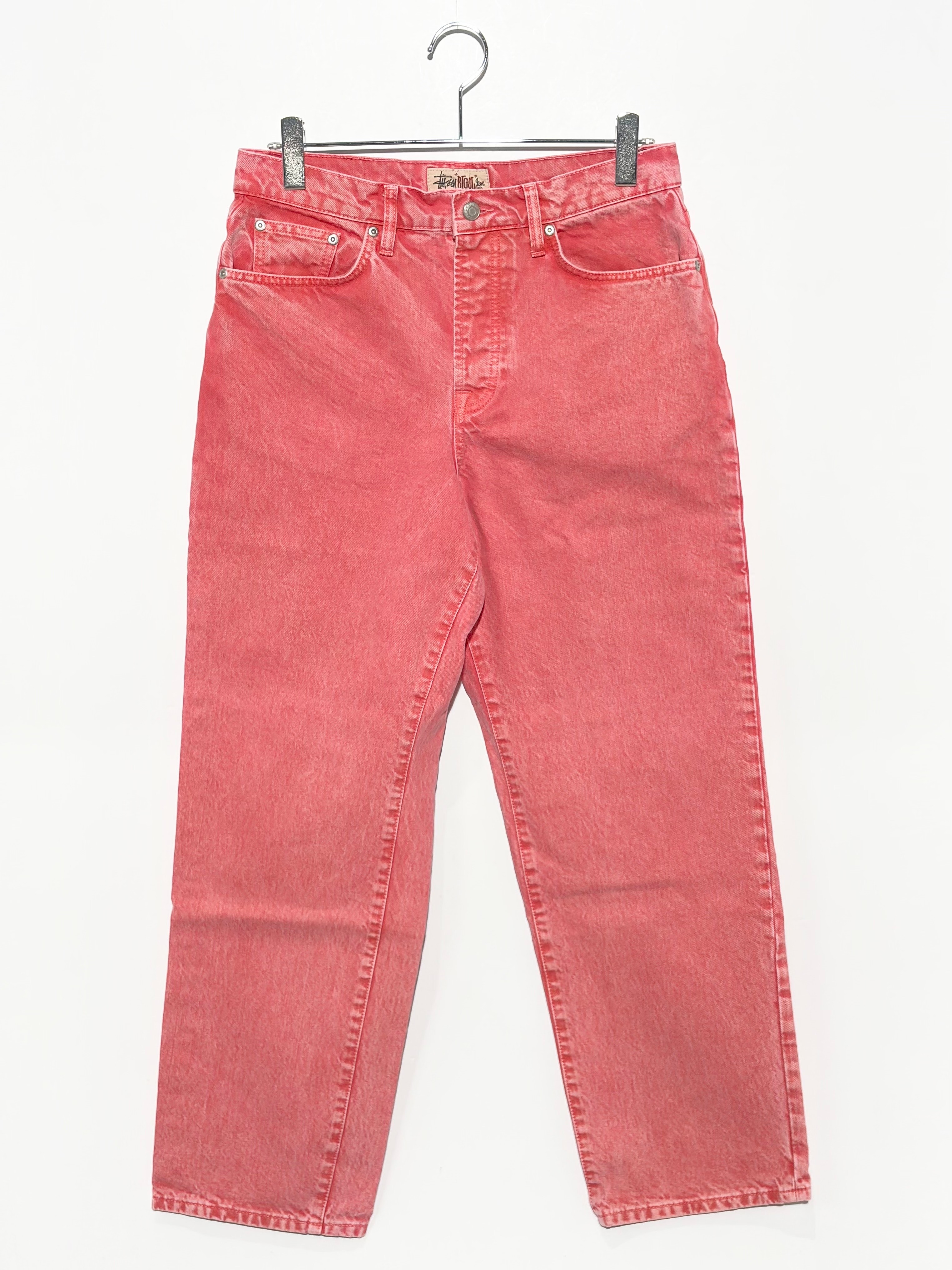 Stussy Double Dye Big 'OL Jeans "Faded Red"